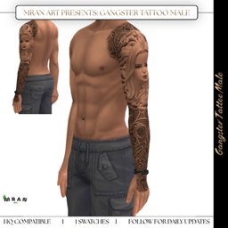 Gangster Tattoo Male logo