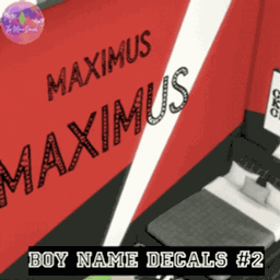 Boy Name Wall Decals #2 logo