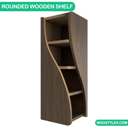 Wooden Swirled Shelf logo