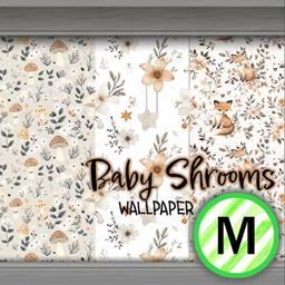 Merleaux - Baby Shrooms - Wallpaper logo