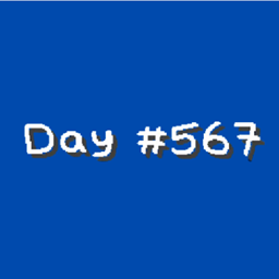 simple animated day counter logo