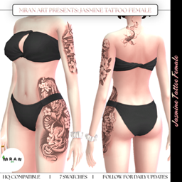 Jasmine Tattoo Female logo