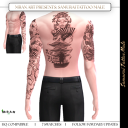 Samurai Tattoo Male logo