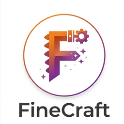 FineCraft - Where Computers Meet Dinosaurs logo