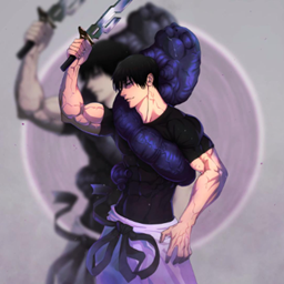 Animated Menu: Toji Fushiguro Blade of Ruin logo