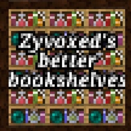 Zyvoxed's better whimsical bookshelves logo