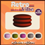 Retro Vibes Y2K Pouf | Aesthetic  Seating Decor logo