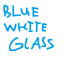 Bluer White Glass logo