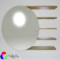 Halo Shelf Mirror  logo