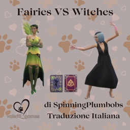 Fairies VS Witches by SpinningPlumbobs Italian Translation logo