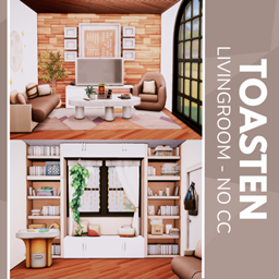 Toasten Livingroom no cc