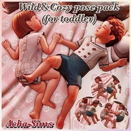 Acha Wird＆Cozy pose pack (for toddler) project image