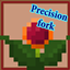 Unique Crops: Precision fork logo