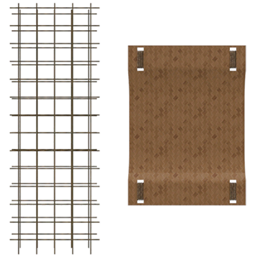 Barrea bamboo grid logo