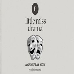 ellesimsworld Little Miss Drama A Social Interactions Overhaul  / translation spanish by Monisims logo