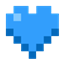 Redesigned Blue Hearts logo