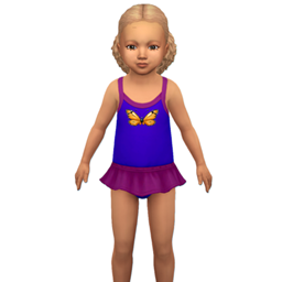Butterfly Of Time Toddler Swim project image