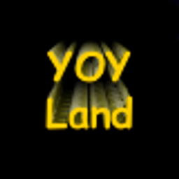 yoy funni land logo