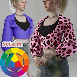 Setsim jacket logo