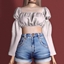 👸Princesa👸Puffy soulder top by tslok logo