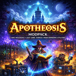 Apotheosis and magic logo