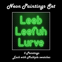 Neon Paintings Set logo