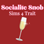 Socialite Snob | Trait logo