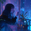 Animated Menu: Anime Girl Night View logo