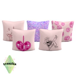 Girly Disco Pillows