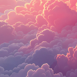 Cotton Candy Clouds at Dawn logo