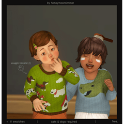 snuggle sweater for toddlers by honeymoonsimmer 🐕‍🦺 project image