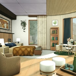 Modern Bedroom - Half Round B project image