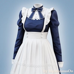 Vintage sweet apron maid dress logo