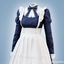 Vintage sweet apron maid dress logo