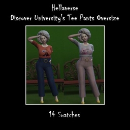 Hellaverse Tee Pants Oversize (Discover University Recolor) project image