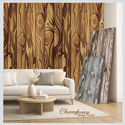 Rustic Wood Grain Wallpaper | WP-4 logo