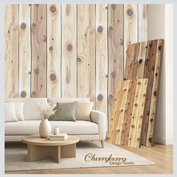 Rustic Knotty Wood Wallpaper | WP-8 logo