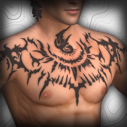 "Abyssal Crest" Tattoo logo