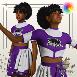 Cheerleader Uniform - Shadow Panthers (Physics) project image