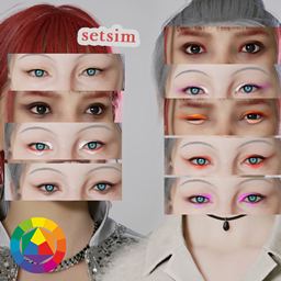 Setsim eyeshadow logo
