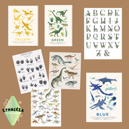 Educational dino posters project image