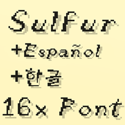 Sulfur 16x Font logo