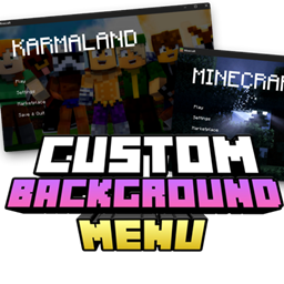 custom background menu logo