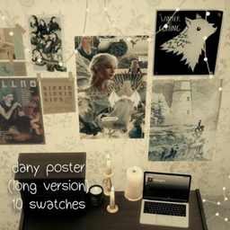 [moonfern] Daenerys Targaryen Poster - Long #1 logo