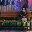 Animated Menu: Chisa Sitting On A Park  Bench (Wuthering Waves) logo