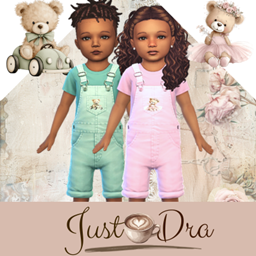 Cub And Cradle  Toddler Overalls logo