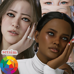 Setsim eyeshadow #3 logo