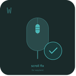 Scroll and Hotbar fix for Wayland logo