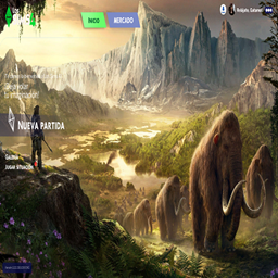Main Menu Background Primal 2 logo