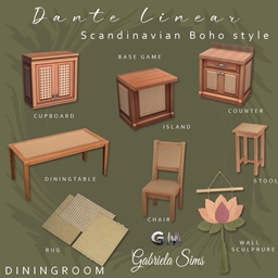 GM_Dante Linear _Dininroom_Boho style project image